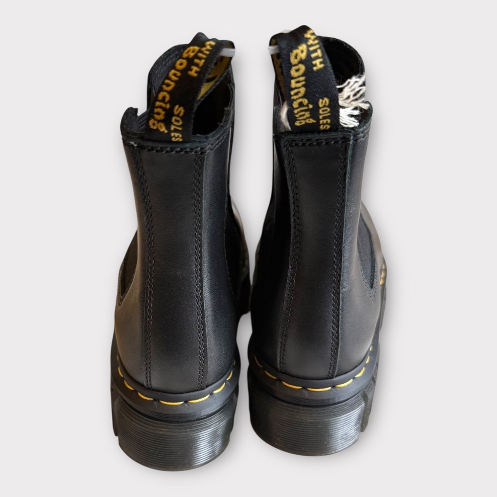 NWT Dr. Martens Audrick Chelsea Black Leather Boots Sz 8 - Picture 5 of 11